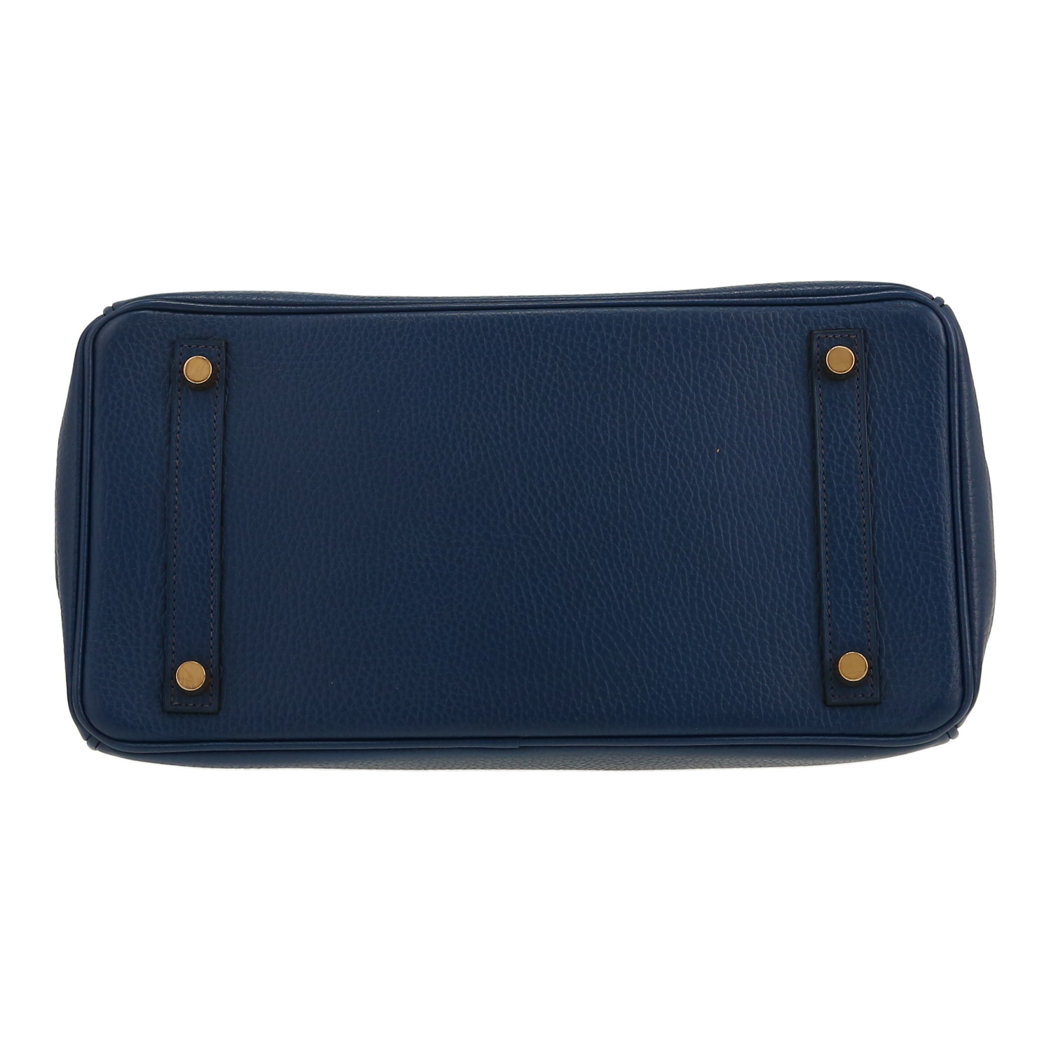 Hermès  Birkin 30 cm handbag  in royal blue Ardenne leather - Detail D1