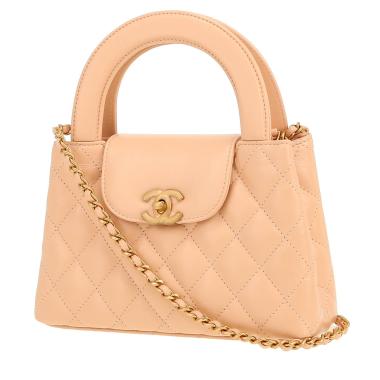 Borsa Chanel  Mini Shopping in pelle beige
