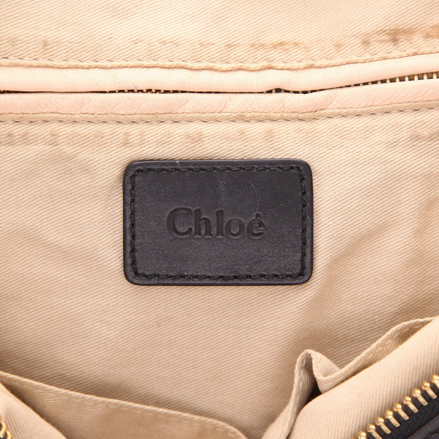 Sac à main Chloé  Paraty en cuir noir - Detail D2