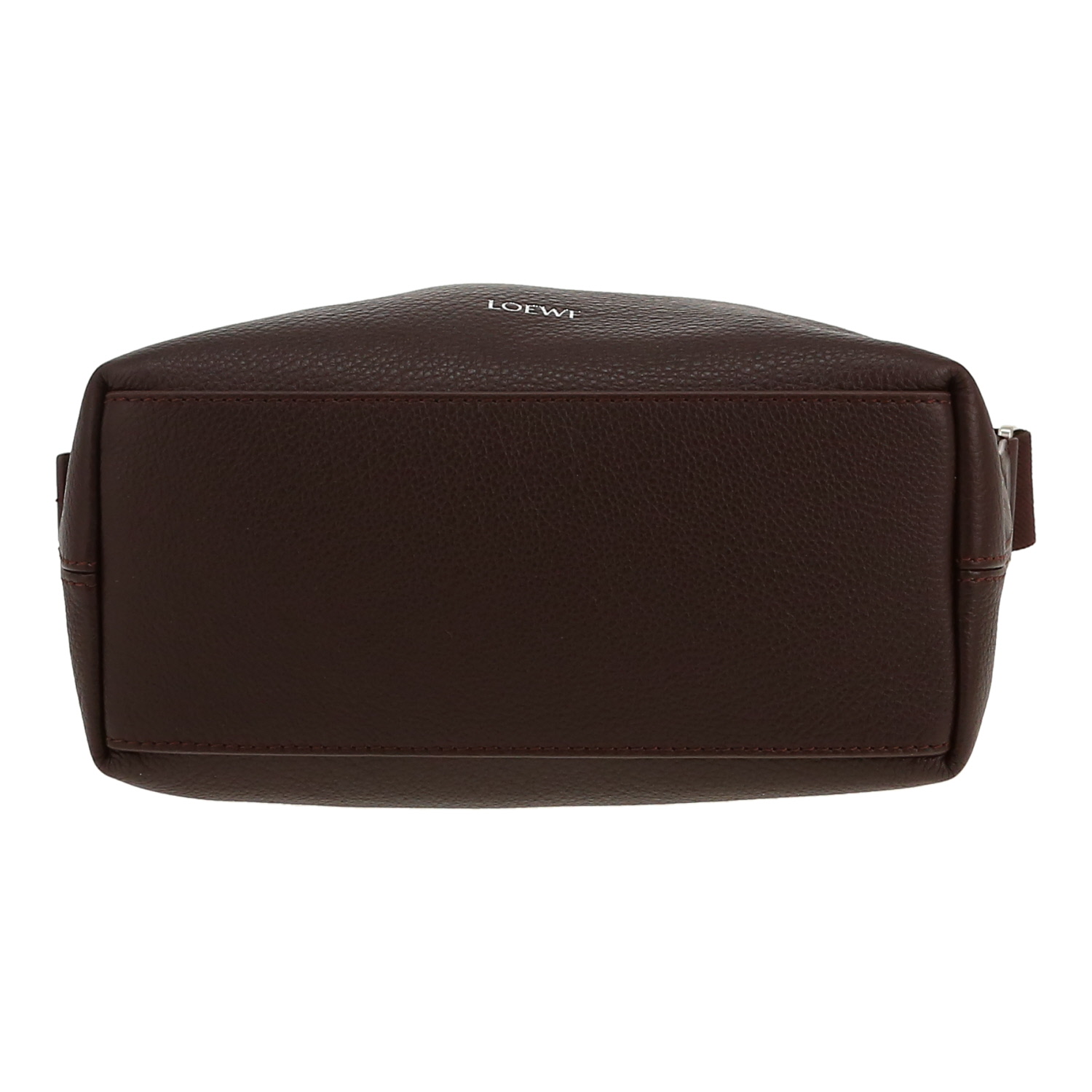 Borsa a tracolla Loewe  Cubi in pelle martellata bordeaux - Detail D1