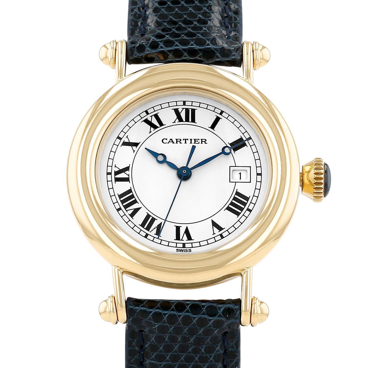 Montre Cartier Diabolo en or jaune Ref: Cartier - 1420 Vers 1990 Montre Cartier Diabolo en or jaune Ref: Cartier - 1420 Vers 1990