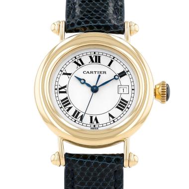 Montre Cartier Diabolo en or jaune Ref: Cartier - 1420  Vers 1990