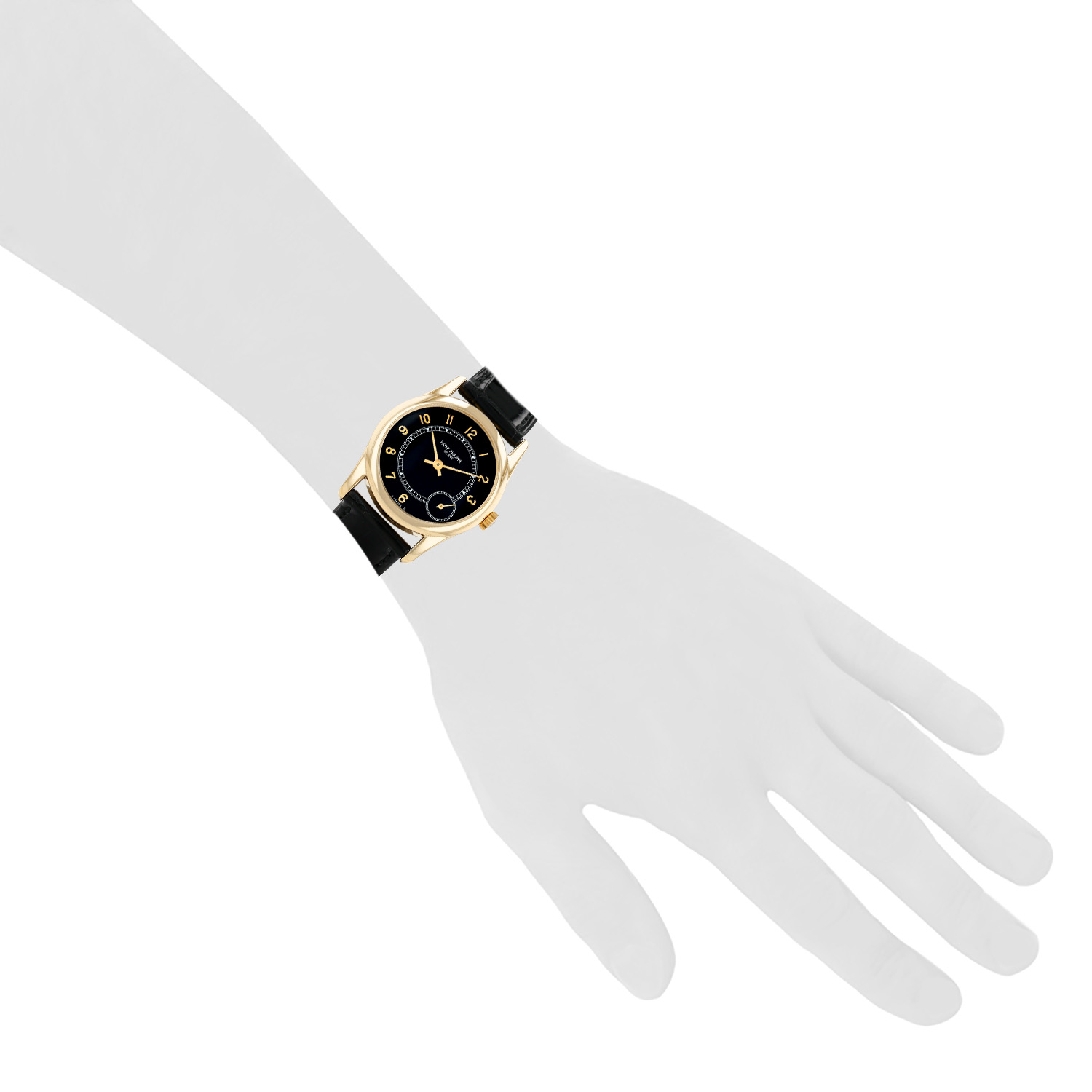 Montre Patek Philippe Calatrava en or jaune Ref: Patek Philippe - 5000  Vers 1994 - Detail D1