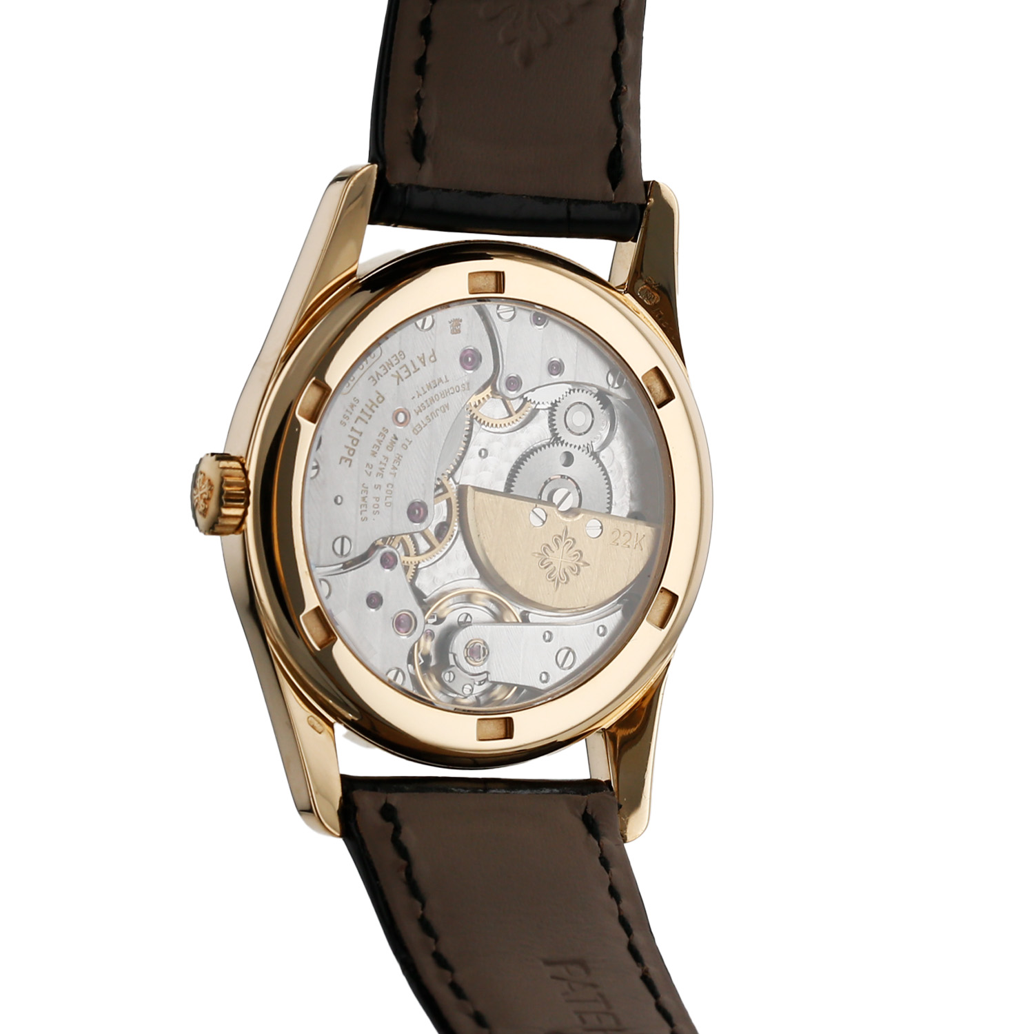 Montre Patek Philippe Calatrava en or jaune Ref: Patek Philippe - 5000  Vers 1994 - Detail D3