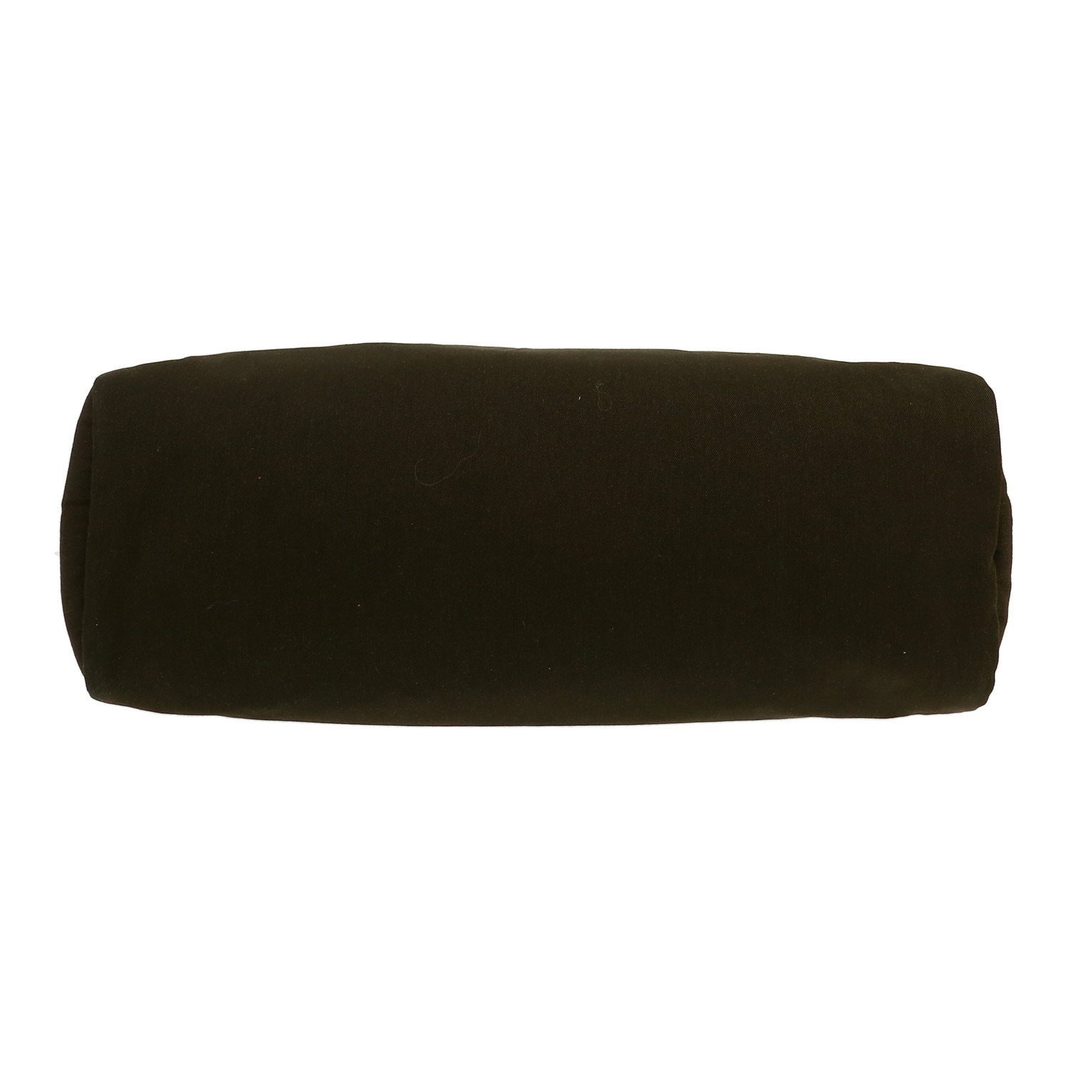 Sac porté épaule ou main Hermès  Herbag en toile vert-kaki et cuir marron - Detail D1