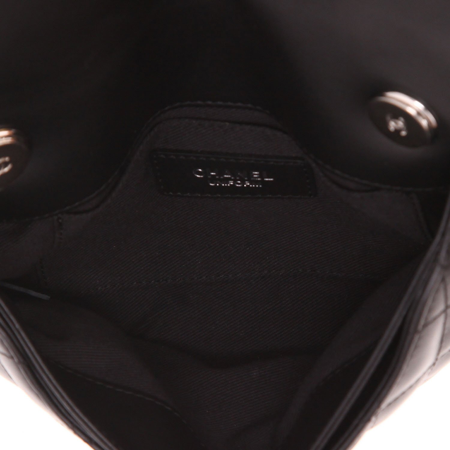 Pochette-cintura Chanel  Pochette ceinture in pelle liscia nera - Detail D3