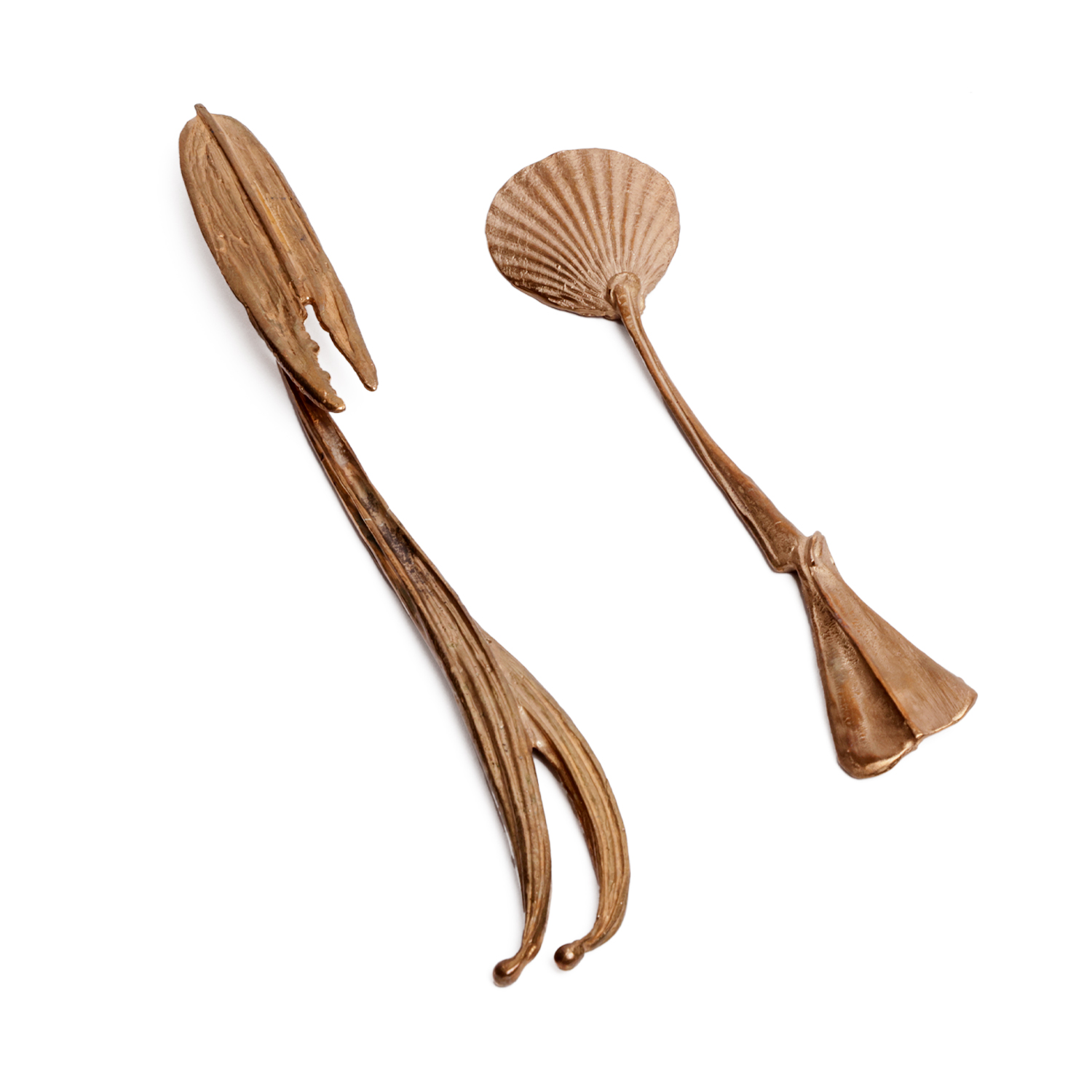 'Les Phagocytes' flatware service, set of a knife and a spoon - circa 1978/1991 - Detail D1