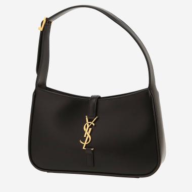 Saint Laurent  5 à 7 handbag  in black leather