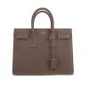 Saint Laurent  Sac de jour small handbag  in grey grained leather - 360 thumbnail