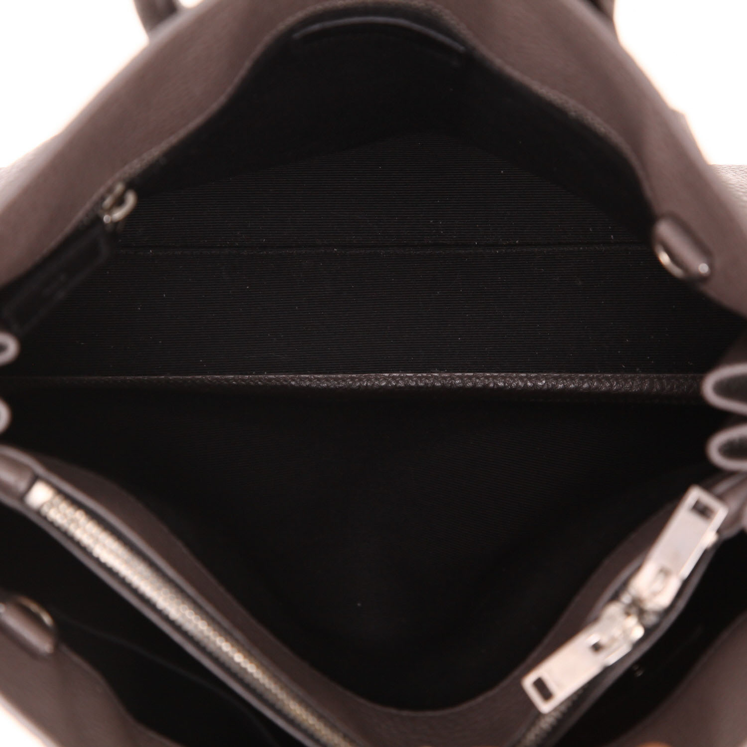 Borsa Saint Laurent  Sac de jour modello piccolo  in pelle martellata grigia - Detail D5