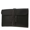 Pochette Hermès  Jige in pelle Ardenne nera - 00pp thumbnail