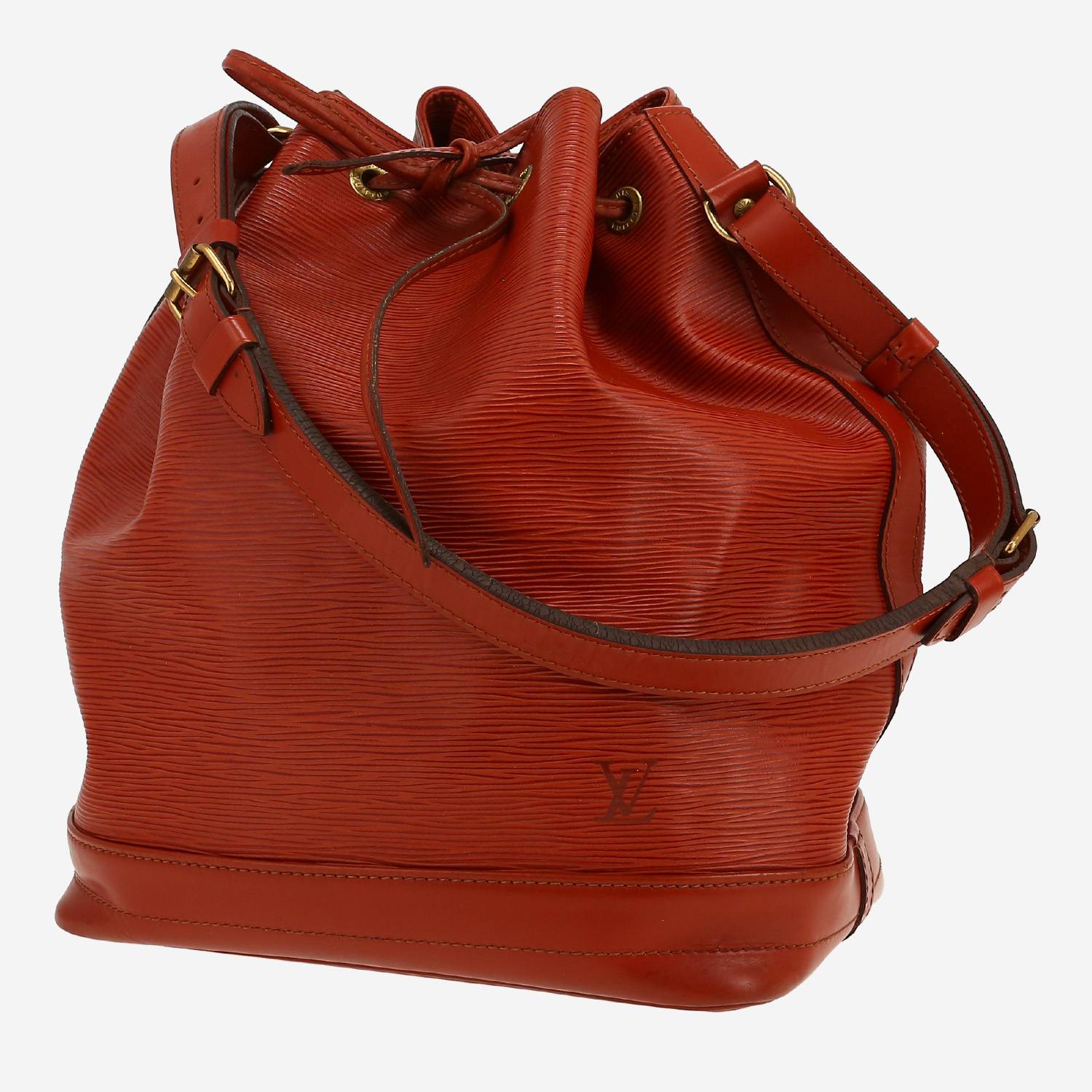 Sac à main Louis Vuitton  Noé en cuir épi marron