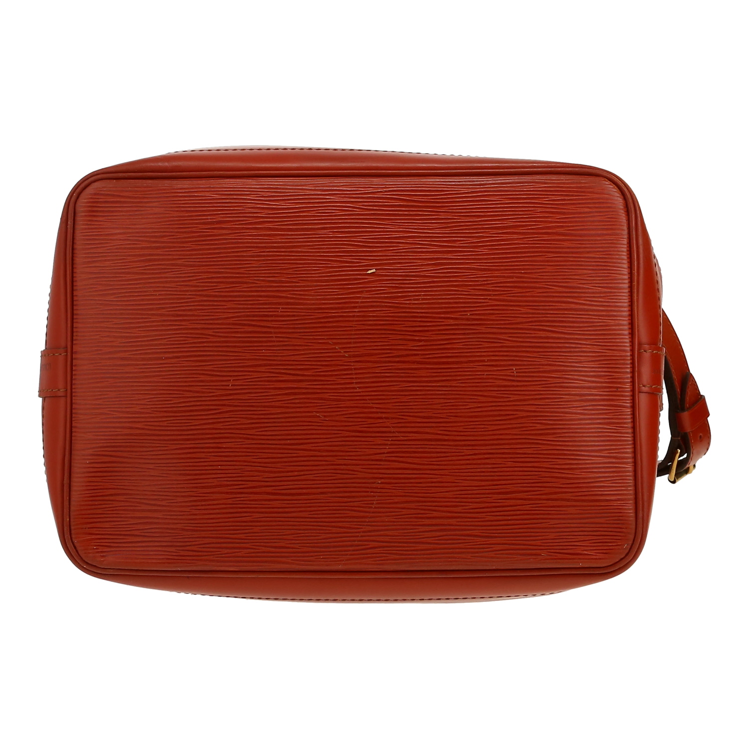 Louis Vuitton  Noé handbag  in brown epi leather - Detail D1