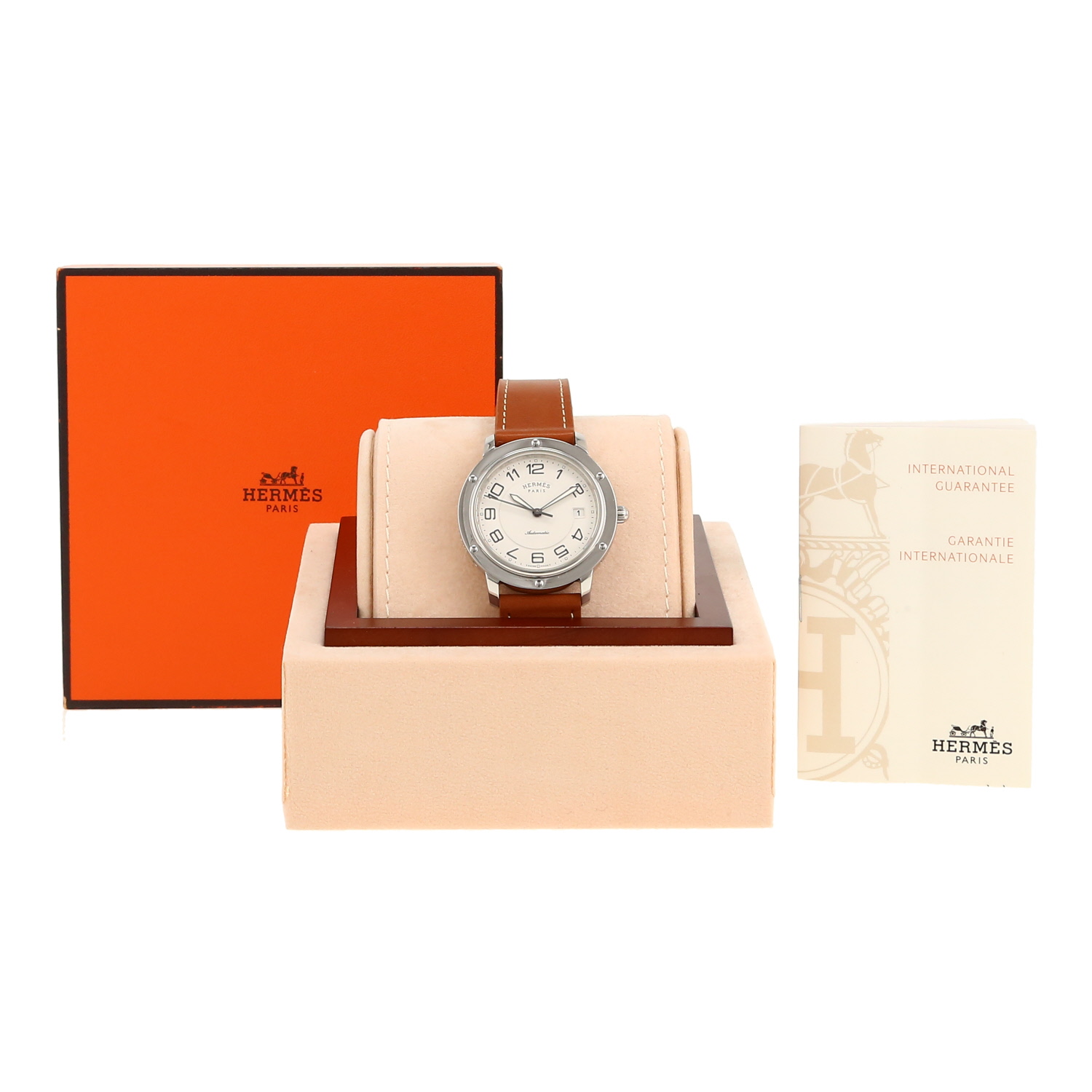 Montre Hermès Clipper en acier Ref: Hermès - CP2.810 