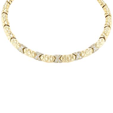 Boucheron  necklace in yellow gold and diamonds