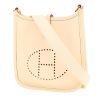 Borsa a tracolla Hermès  Mini Evelyne in pelle taurillon clemence Nata - 00pp thumbnail