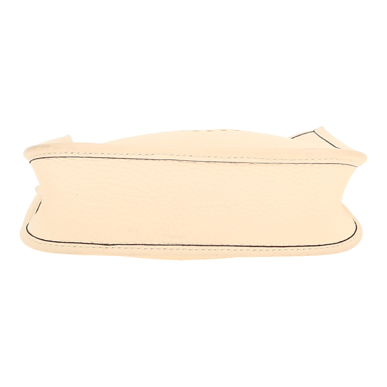 Sac bandoulière Hermès  Mini Evelyne en cuir taurillon clémence Nata - Detail D1