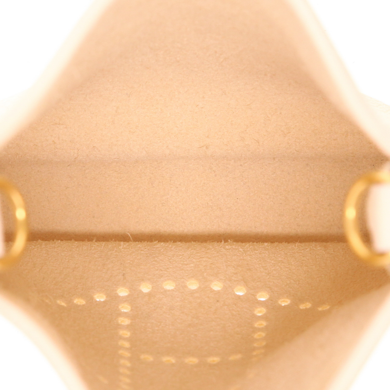 Borsa a tracolla Hermès  Mini Evelyne in pelle taurillon clemence Nata - Detail D3