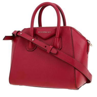 Sac à main Givenchy  Antigona en cuir grainé rose-framboise