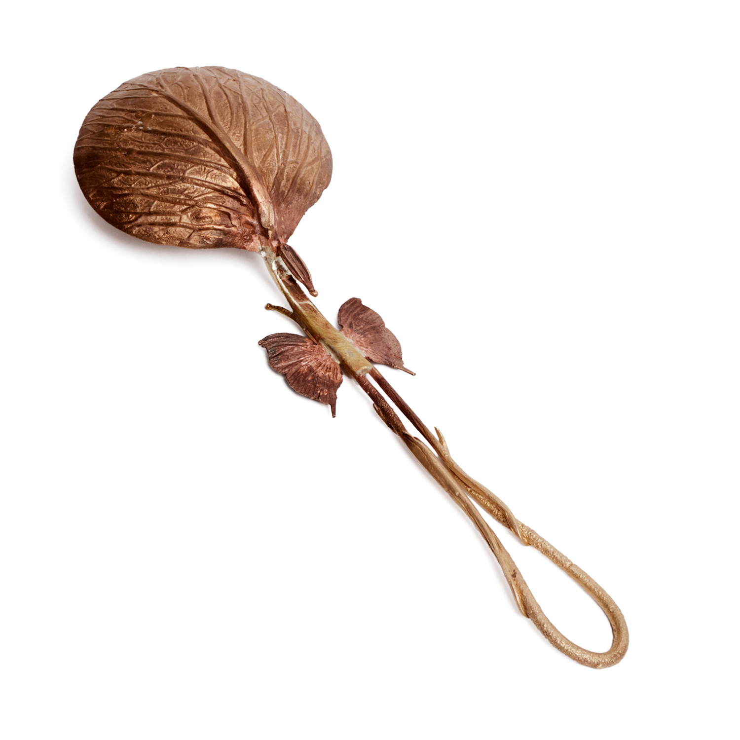 Claude Lalanne (1925-2019), 'Phagocytes' flatware service, 'Feuille de chou' ladle - circa 1980/1991 - Detail D1