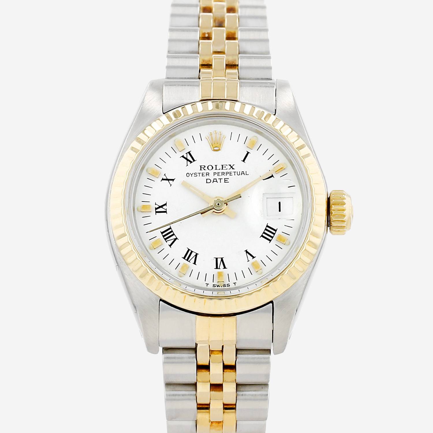 Montre Rolex Datejust Lady en or et acier Ref: Rolex - 6917  Vers 1977