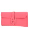 Pochette Hermès  Jige in pelle Swift rosa azalea - 00pp thumbnail