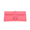 Pochette Hermès  Jige in pelle Swift rosa azalea - 360 thumbnail