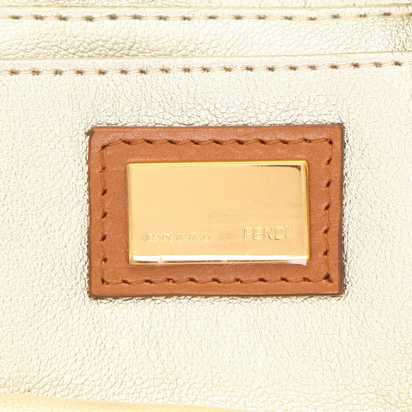 Borsa Fendi   in raso blu marino - Detail D2