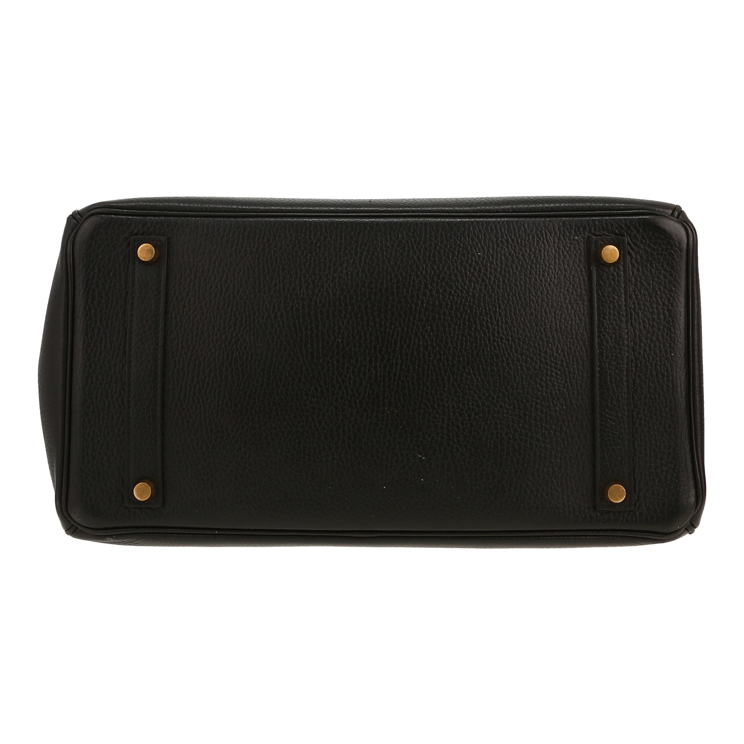 Hermès  Birkin 35 cm handbag  in black Ardenne leather - Detail D1