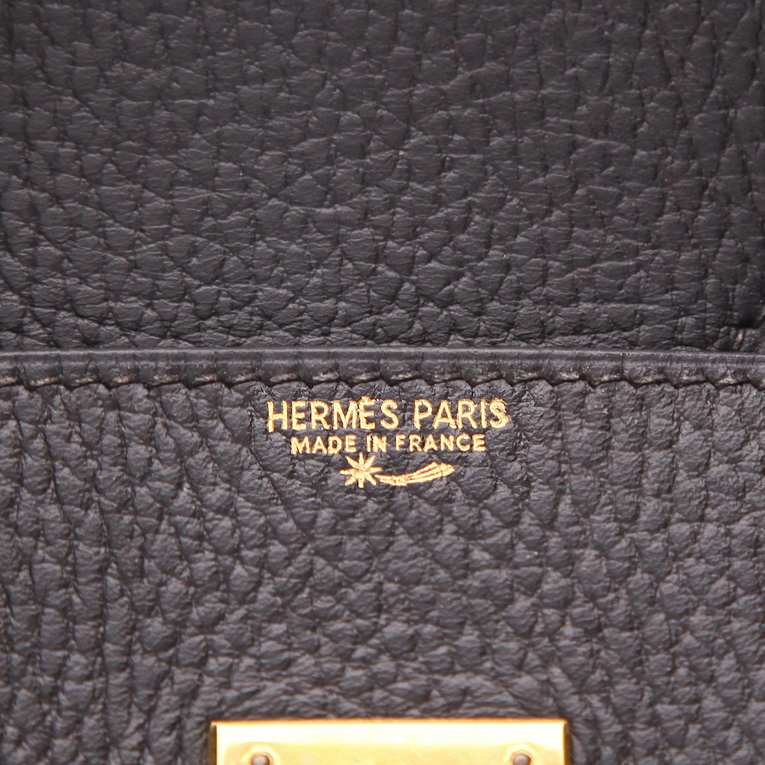 Sac à main Hermès  Birkin 35 cm en cuir Ardenne noir - Detail D2