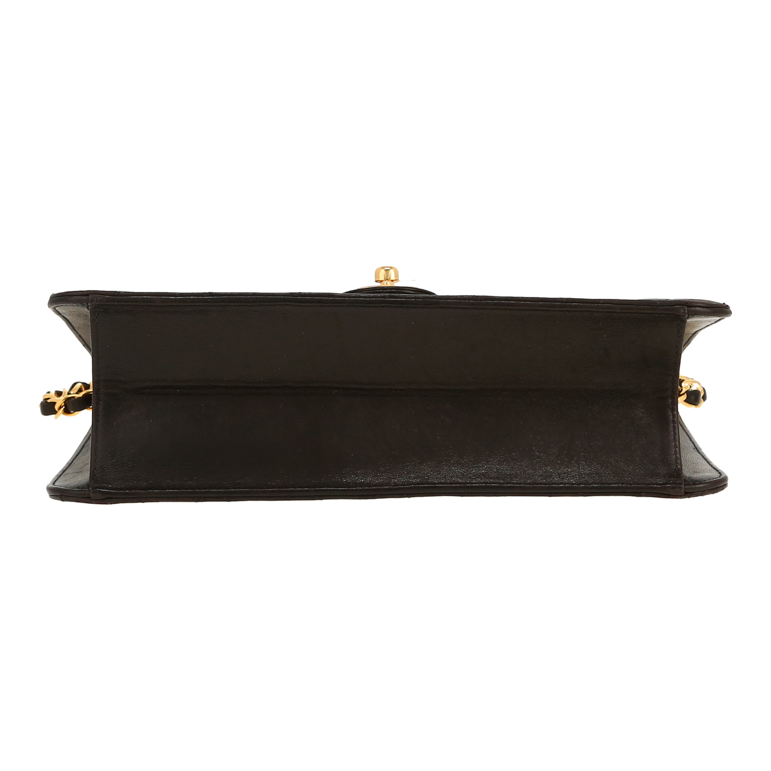 Bolso bandolera Chanel  Mademoiselle Vintage en cuero acolchado negro - Detail D1