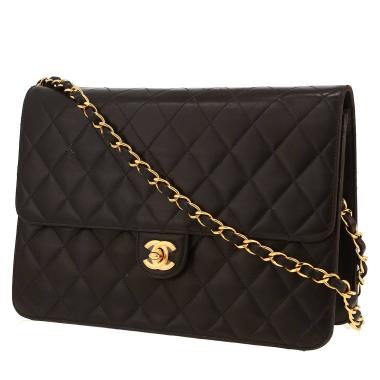 Chanel  Mademoiselle Vintage shoulder bag  in black quilted leather