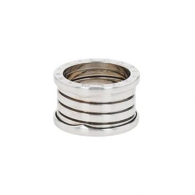 Anello Bulgari B.Zero1 modello molto grande in oro bianco