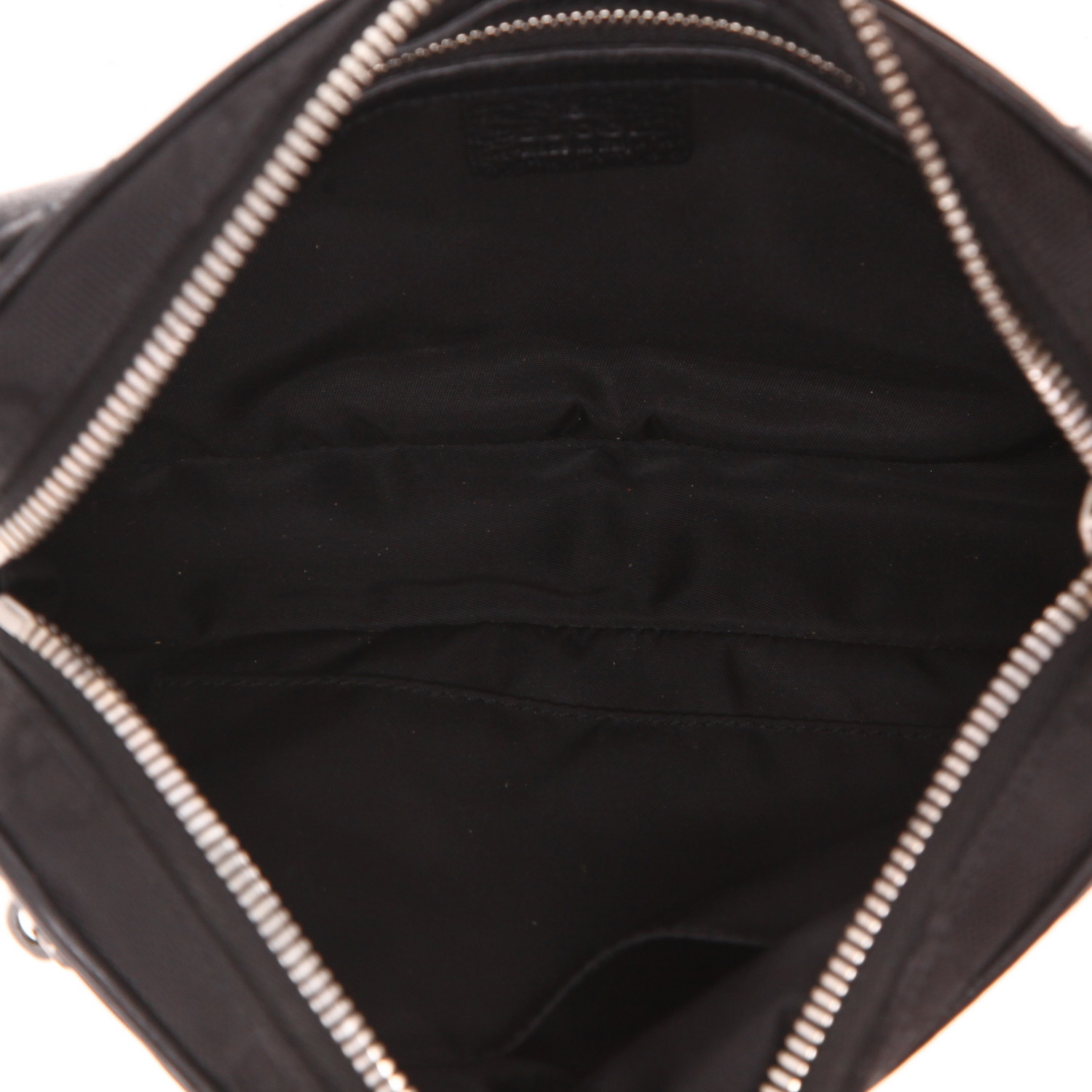 Gucci   clutch-belt  logo canvas  and black leather - Detail D3