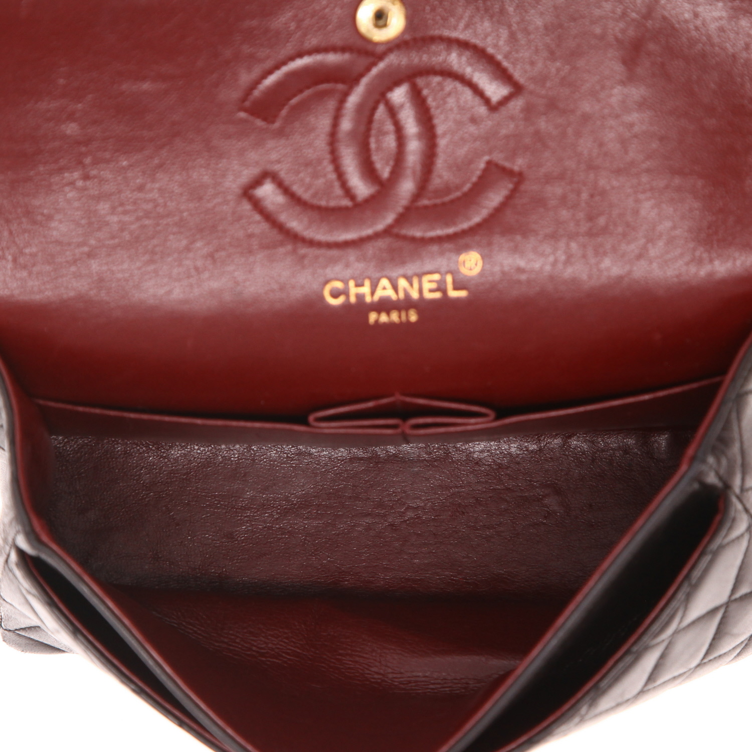 Chanel  Timeless Vintage handbag  in black quilted leather - Detail D3
