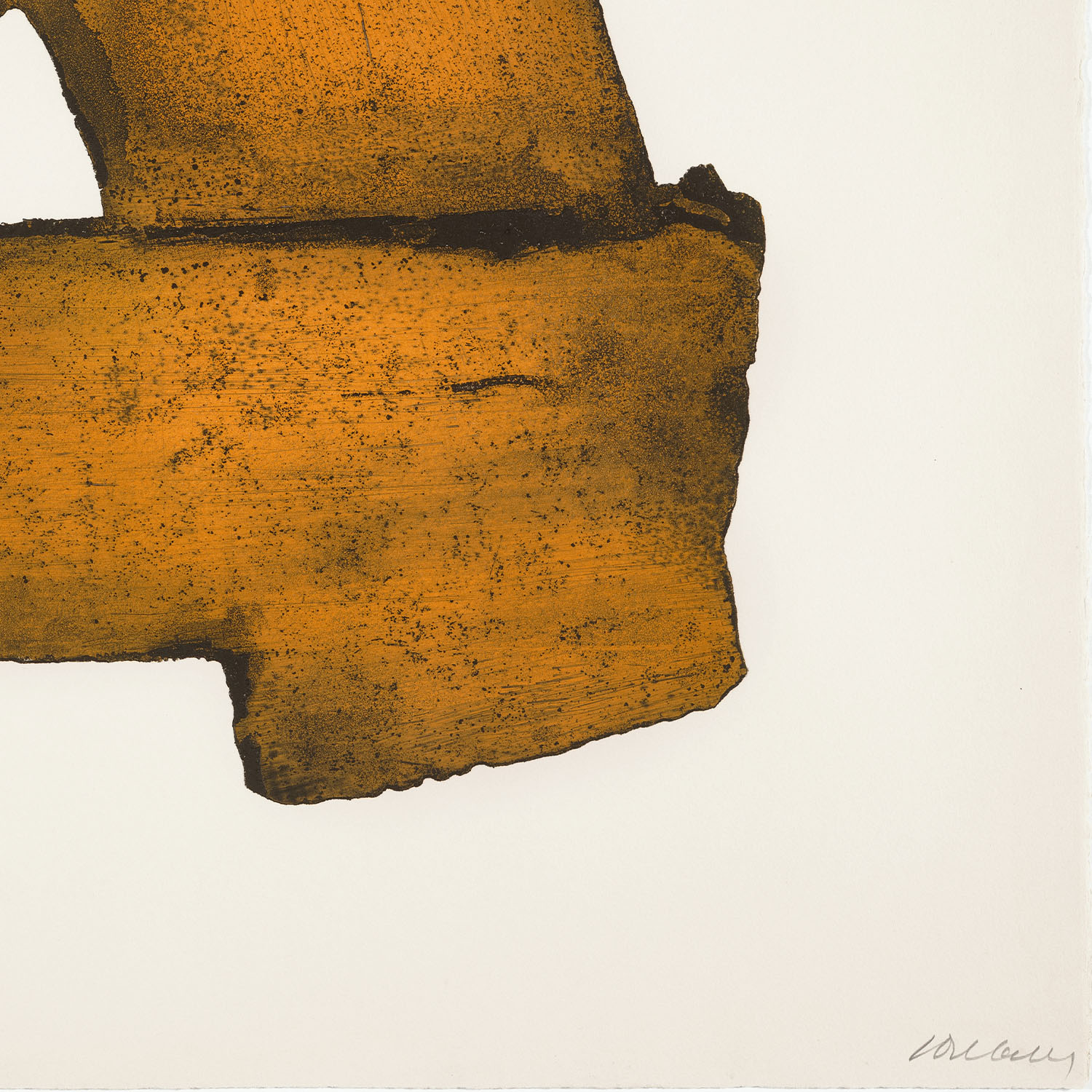 Pierre Soulages (1919-2022), Eau-forte XX - 1972 - Detail D3