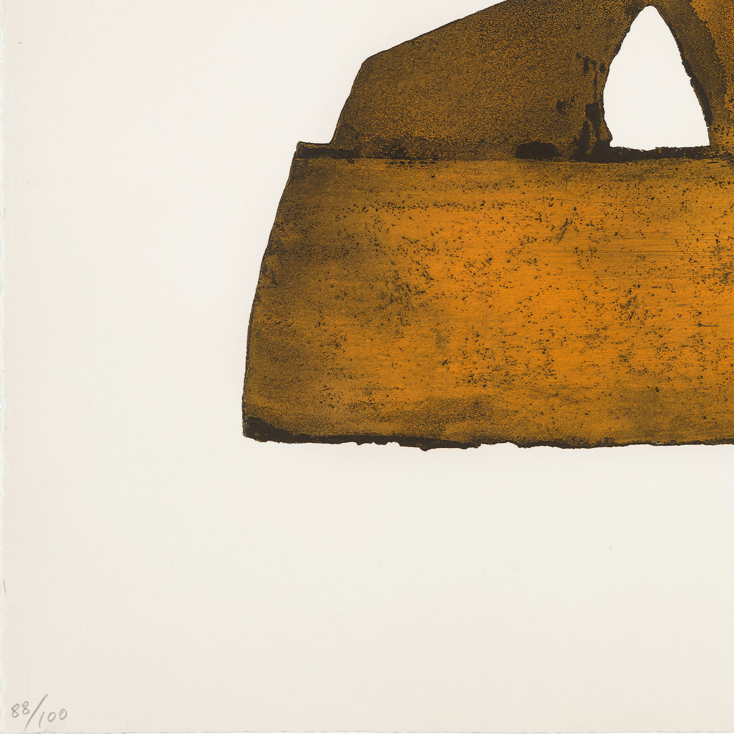 Pierre Soulages (1919-2022), Eau-forte XX - 1972 - Detail D4