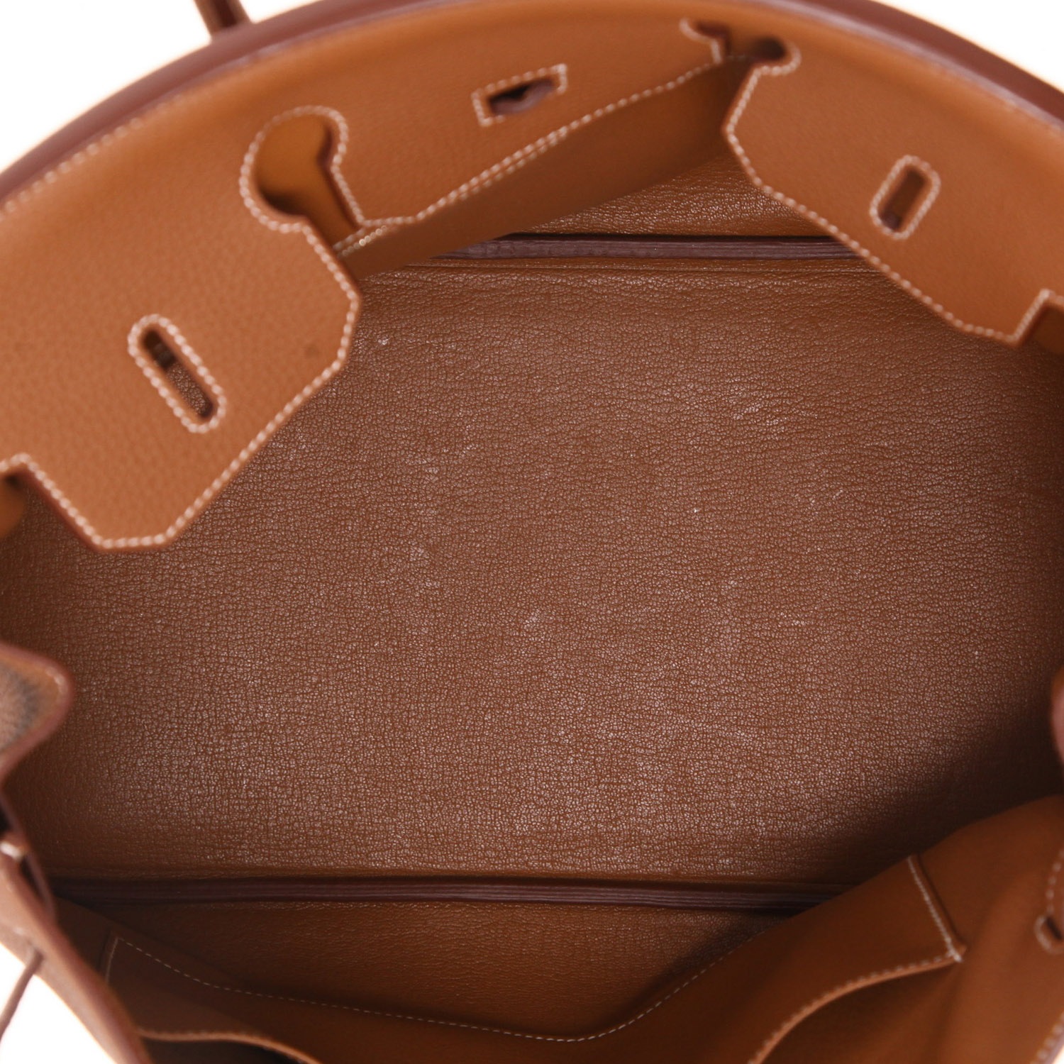 Hermès  Birkin 35 cm handbag  in gold togo leather - Detail D3