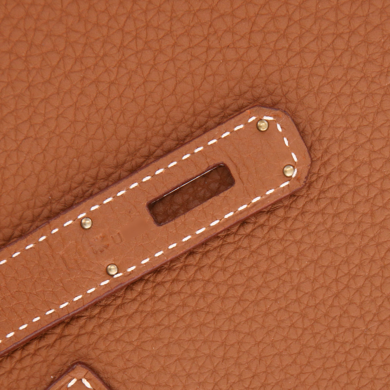 Sac à main Hermès  Birkin 35 cm en cuir togo gold - Detail D4
