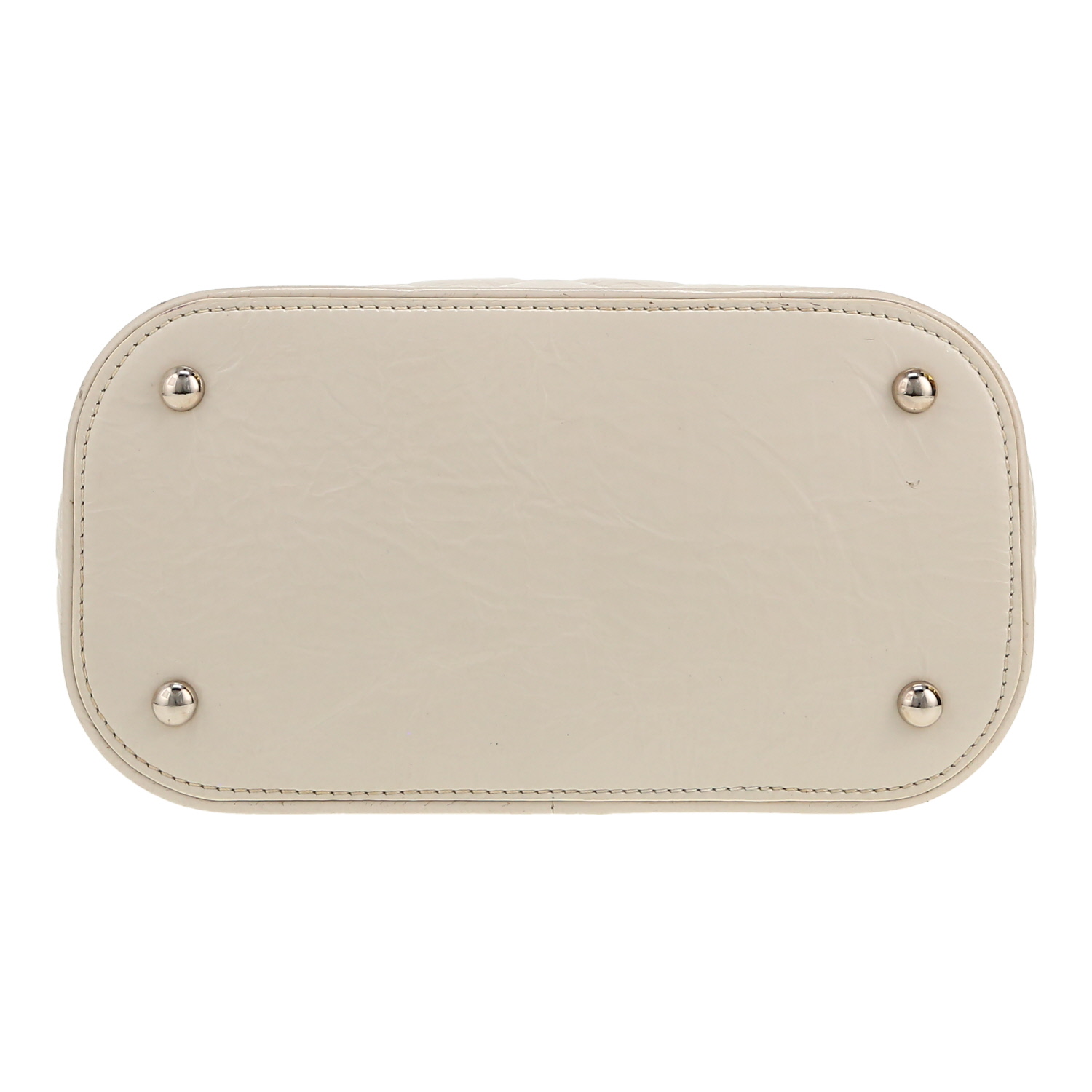 Bolso bandolera Chanel  Trendy CC en cuero blanco y plástico transparente - Detail D1