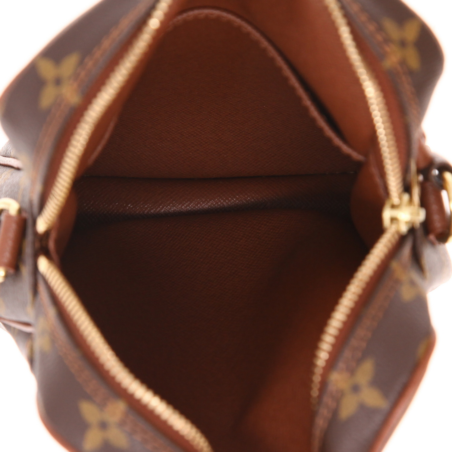 Sac bandoulière Louis Vuitton  Marceau en toile monogram marron et cuir marron - Detail D3