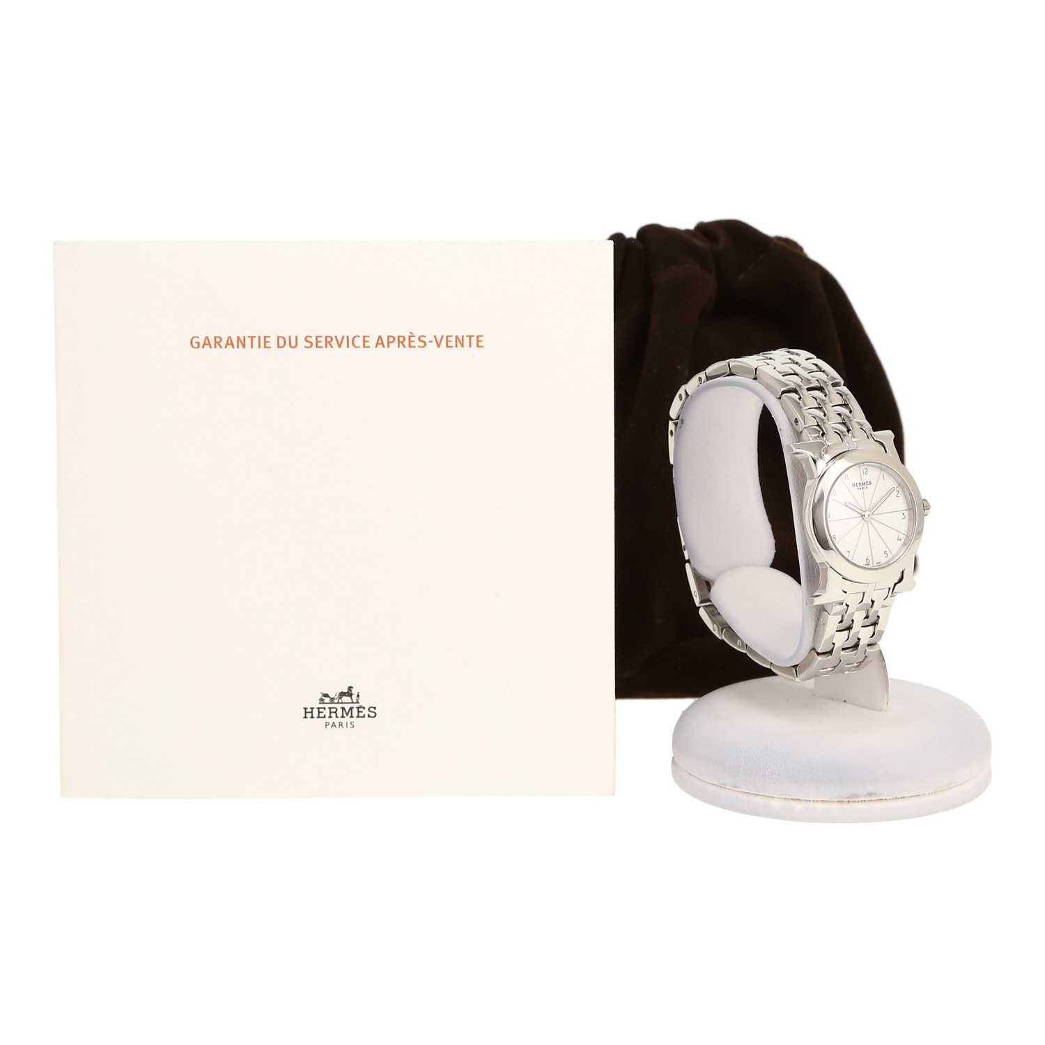 Reloj Hermès Heure H ronde de acero Circa 2023