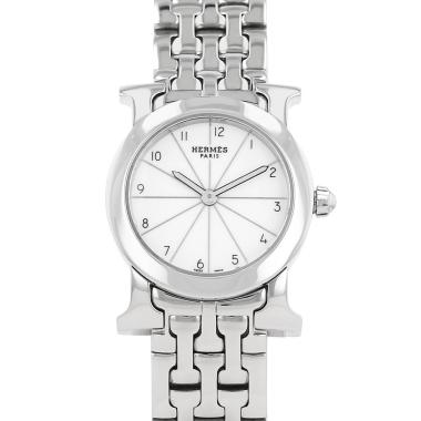 Hermès Heure H ronde  in stainless steel Circa 2023