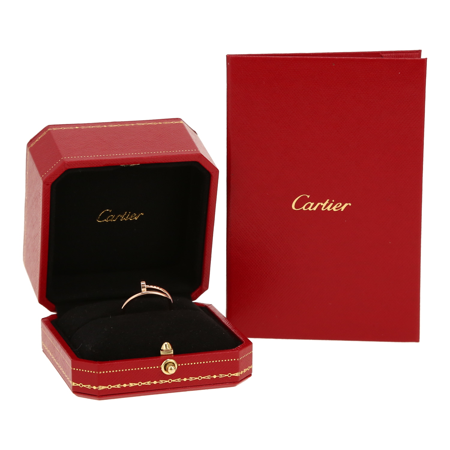 Anello Cartier Juste un clou modello piccolo in oro rosa - Detail D2