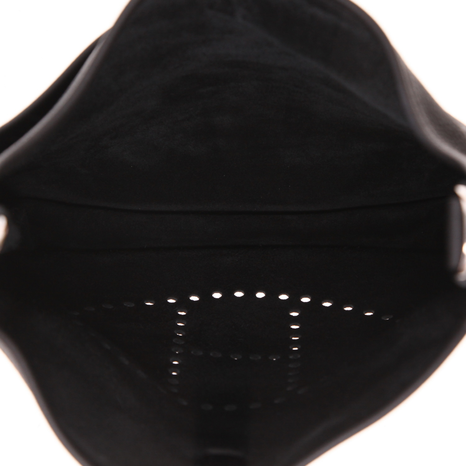 Hermès  Evelyne III shoulder bag  in black togo leather - Detail D3