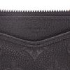Louis Vuitton  Pallas shoulder bag  in black empreinte monogram leather - Detail D2 thumbnail