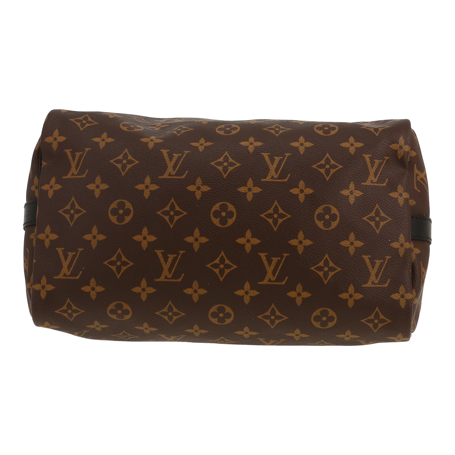 Borsa da viaggio Louis Vuitton  Speedy 30 in tela monogram e pelle nera - Detail D1