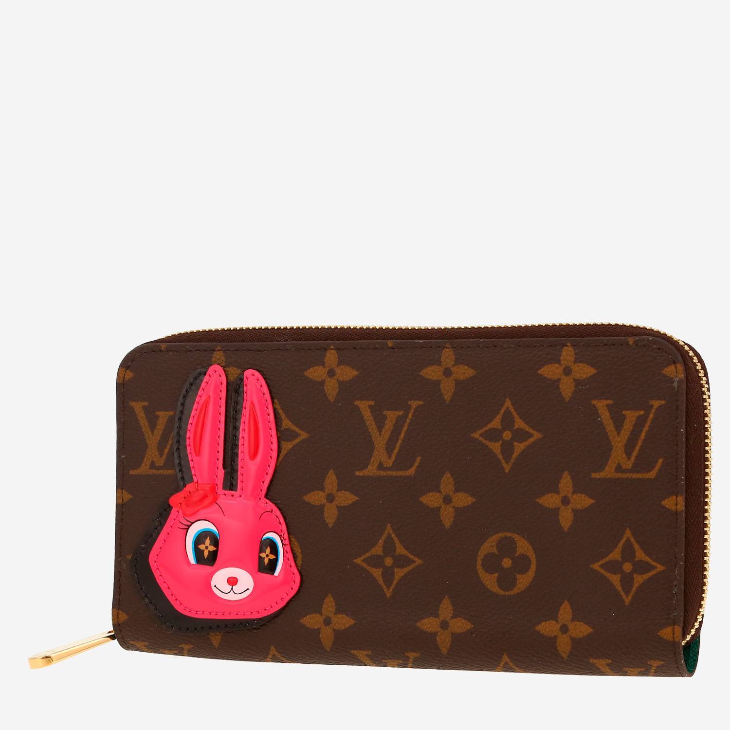 Portafogli Louis Vuitton  Zippy in tela monogram cerata marrone