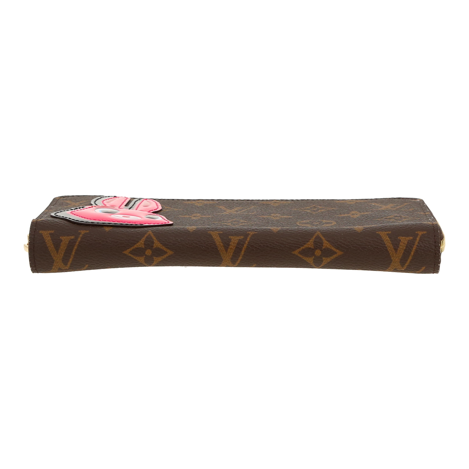 Louis Vuitton  Zippy wallet Sun Yitian limited edition in brown monogram canvas - Detail D1
