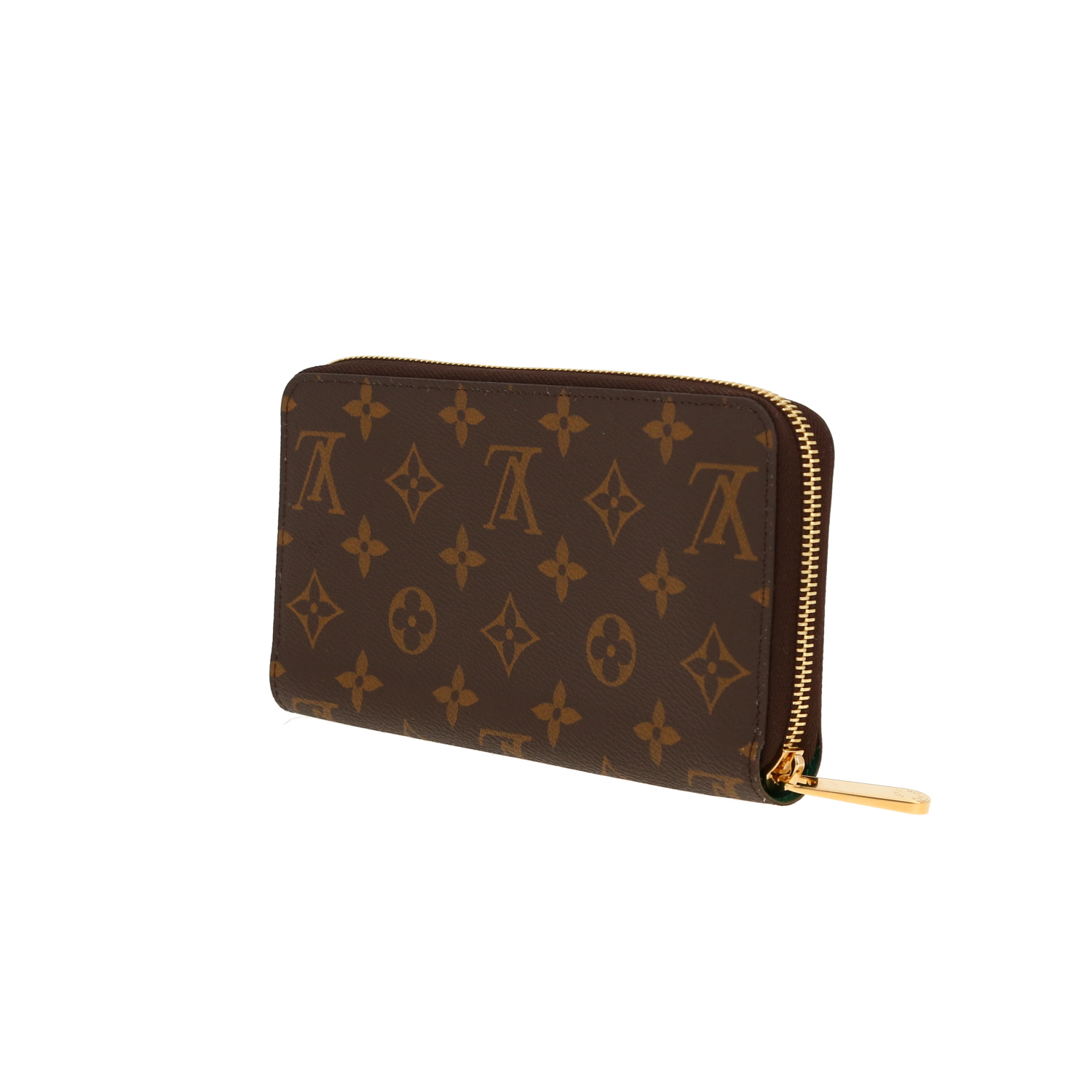 Billetera Louis Vuitton  Zippy en lona Monogram revestida marrón - Detail D6